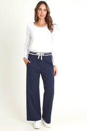 Rhiannon Cotton Trackpant – Navy
