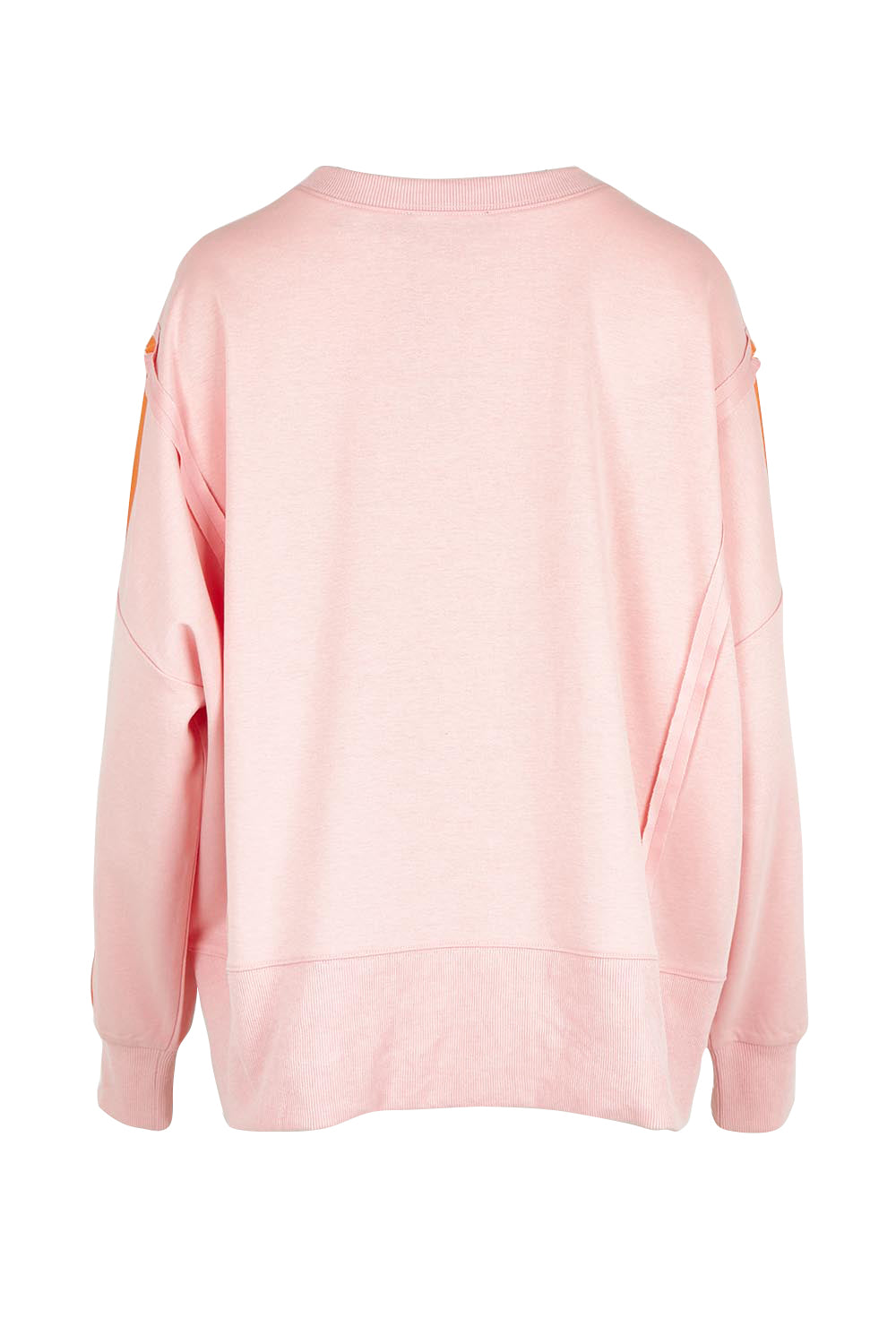 Product shot of the Tania Sweatshirt in colour Pinkorange (Pink), from the back