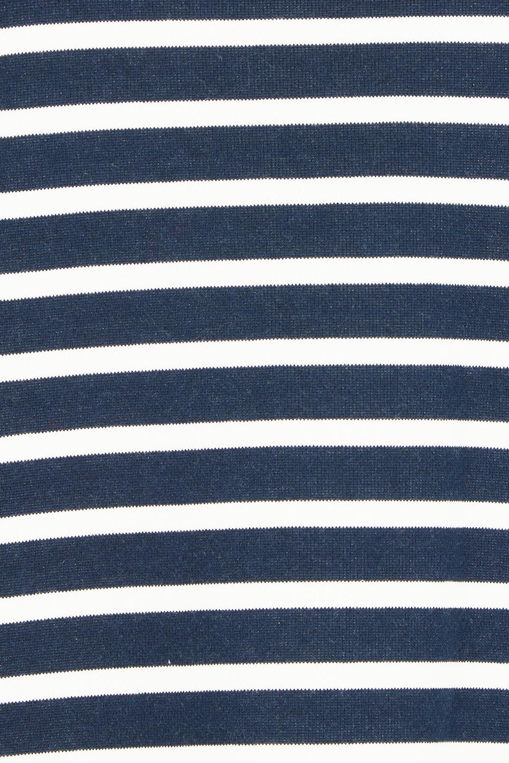 Tide Cotton Blend Sweatshirt – Navywhite