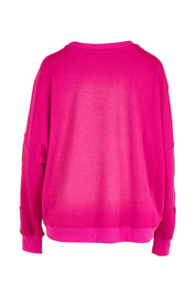 Saskia Cotton Blend Sweatshirt – Mulberry