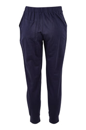 Product shot of the Lindsay Jogger in colour Navy (Blue), from the back