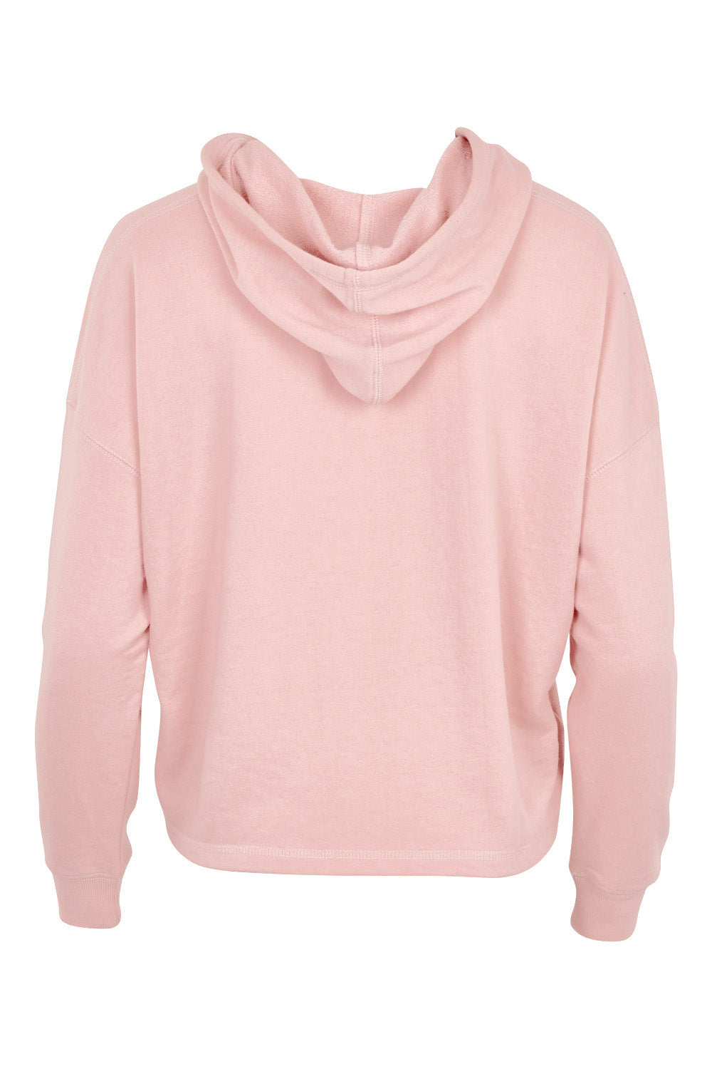 Product shot of the Oscar Hoodie in colour Blossom (Pink), from the back