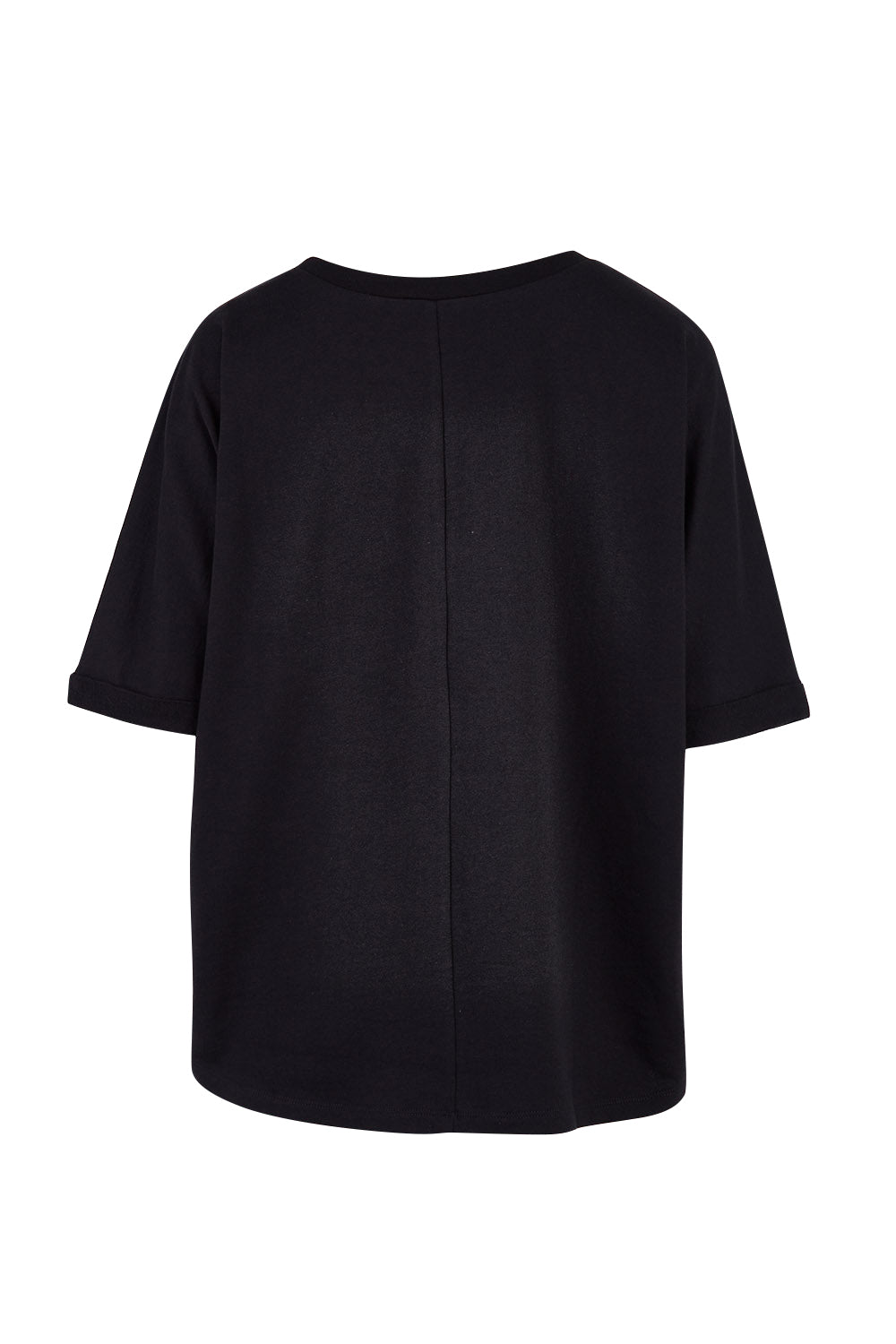 Product shot of the Chet Sweat in colour Black (Black), from the back