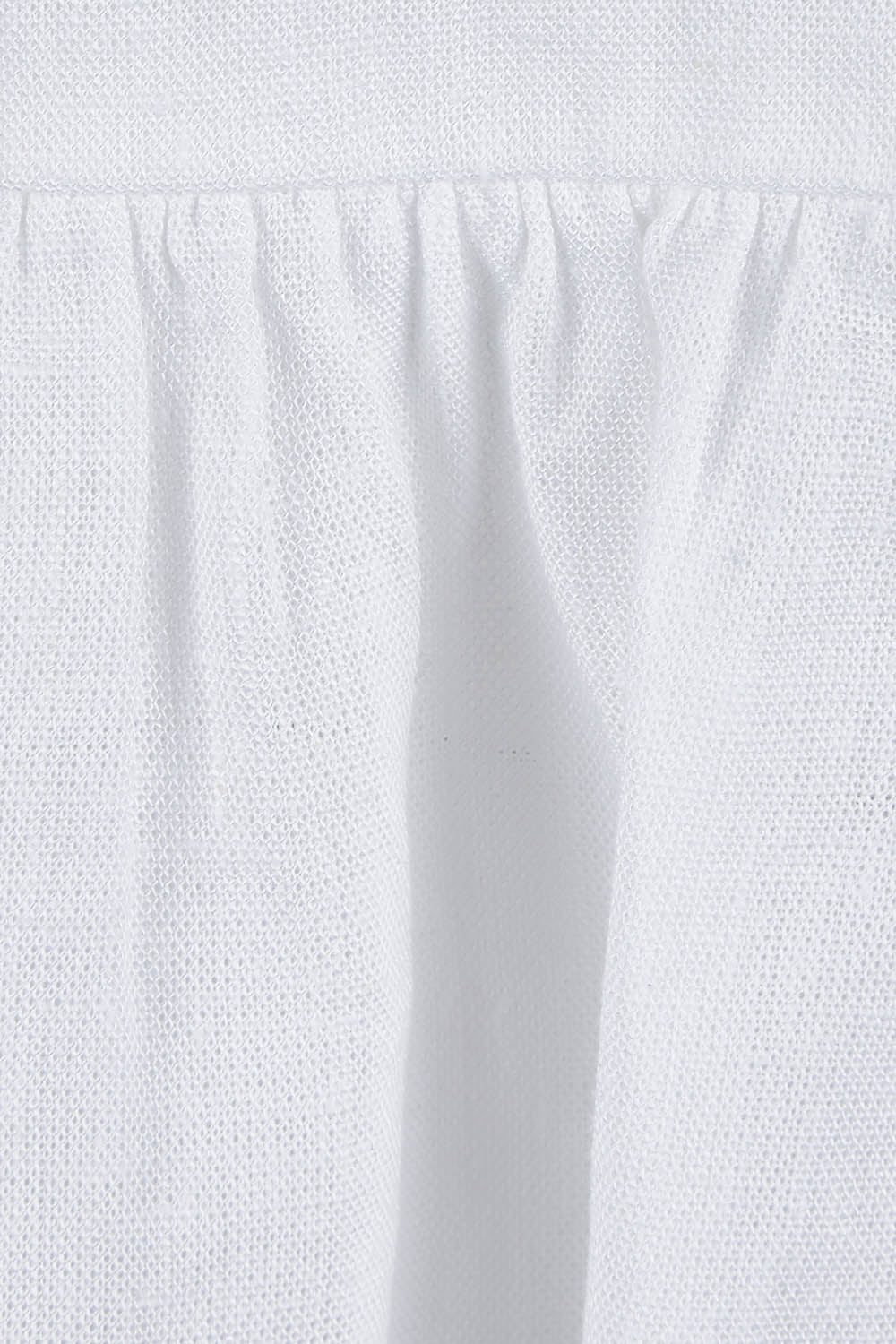 Product shot of the Cassandra Top in colour White (White), detail