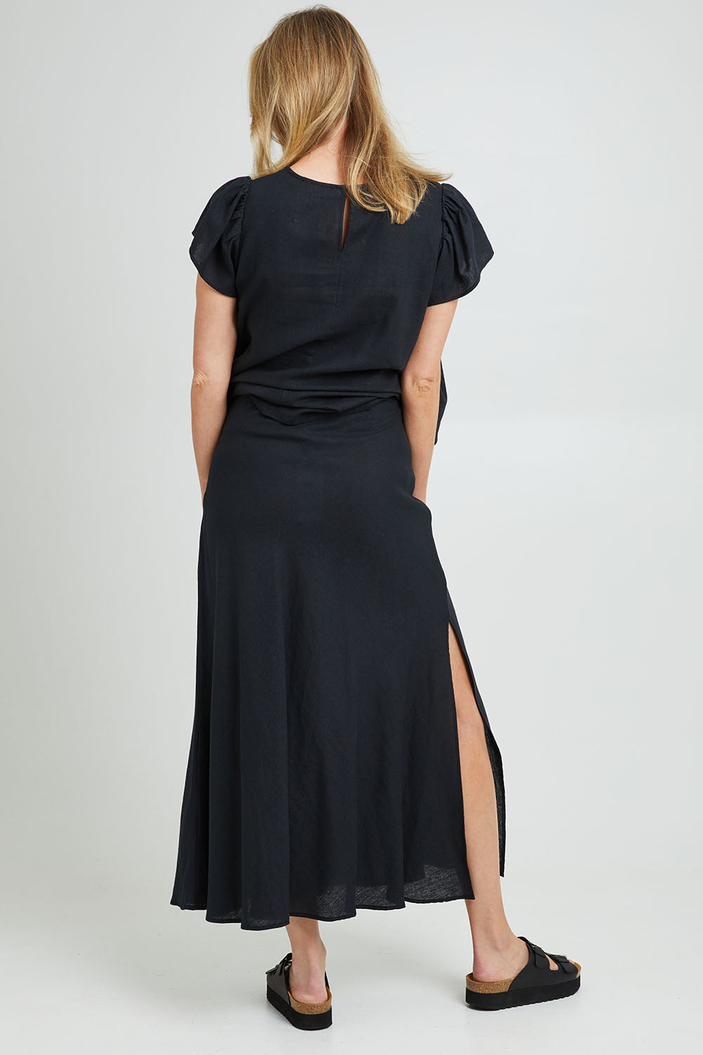 Preloved Saffron Skirt - Coal