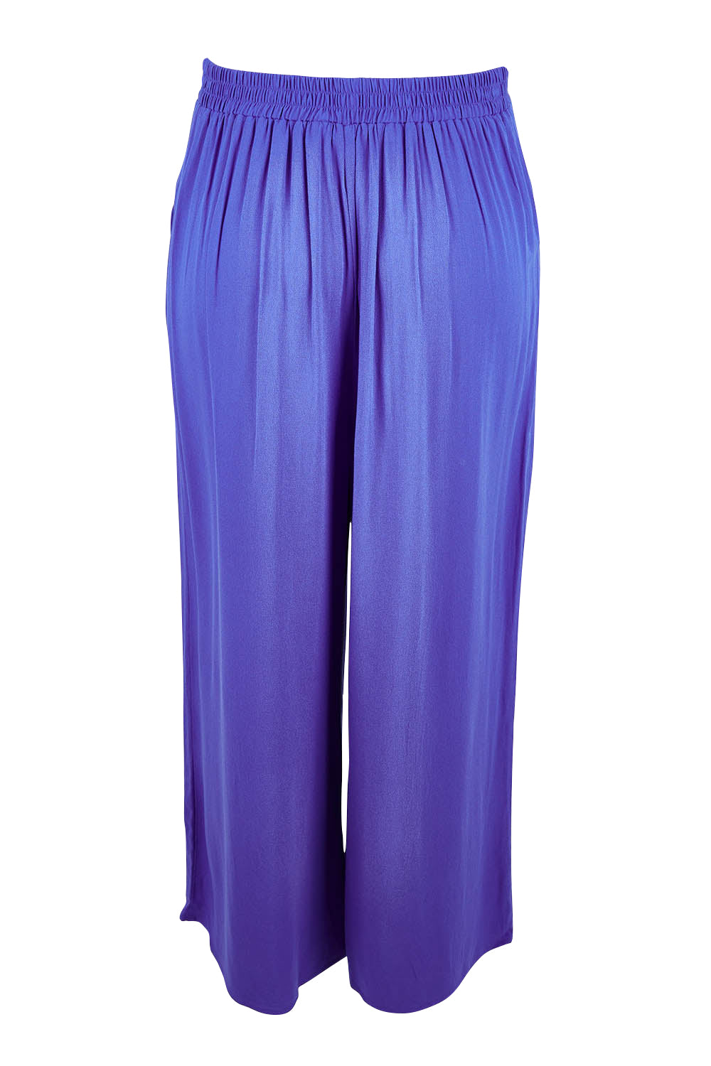 Product shot of the Olympia Pant in colour Decoblue (Blue), from the back