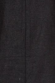 Product shot of the Marina Linen Blouse in colour Black (Black), detail