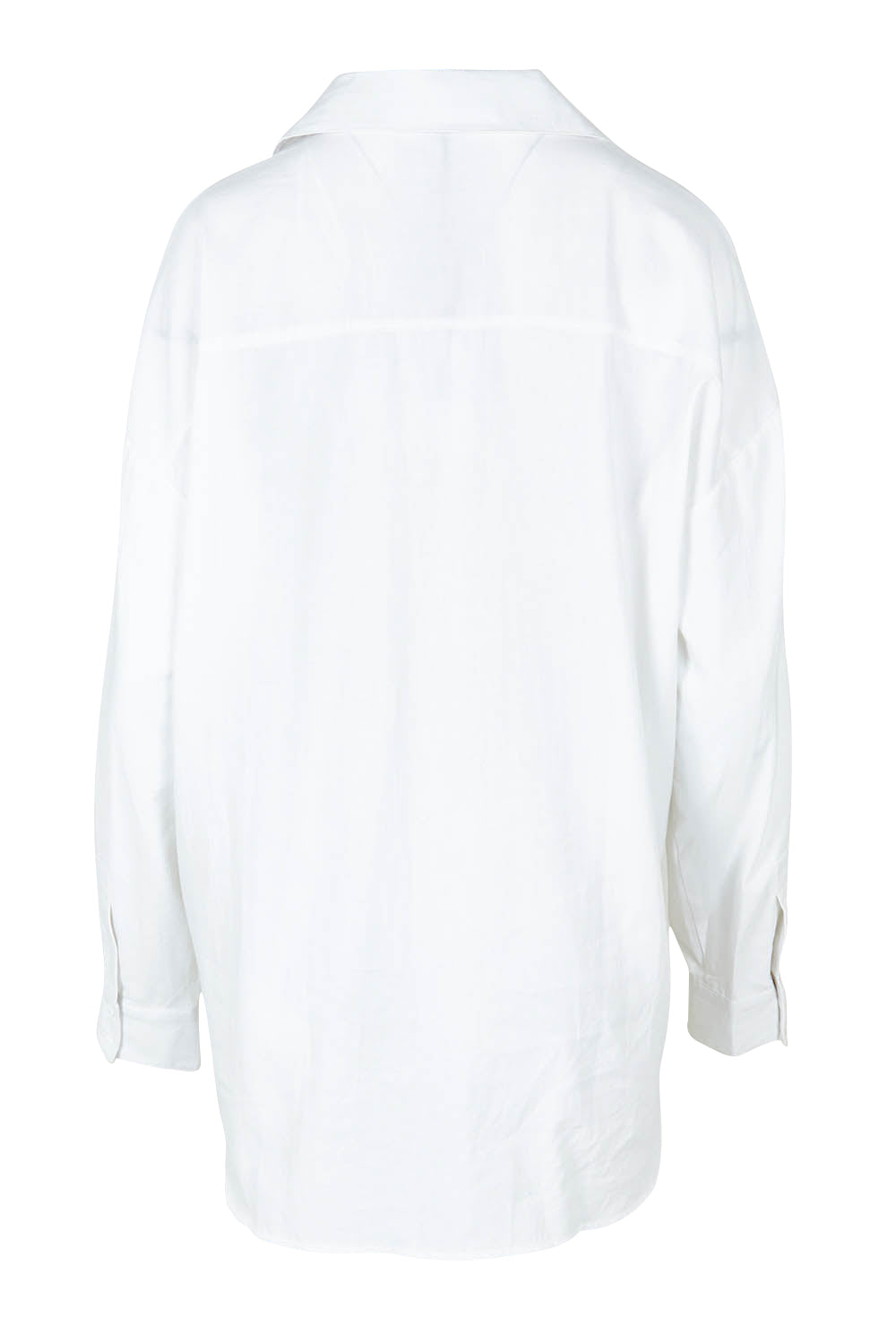Product shot of the Delia Star Pocket Shirt in colour Whitestars (White), from the back