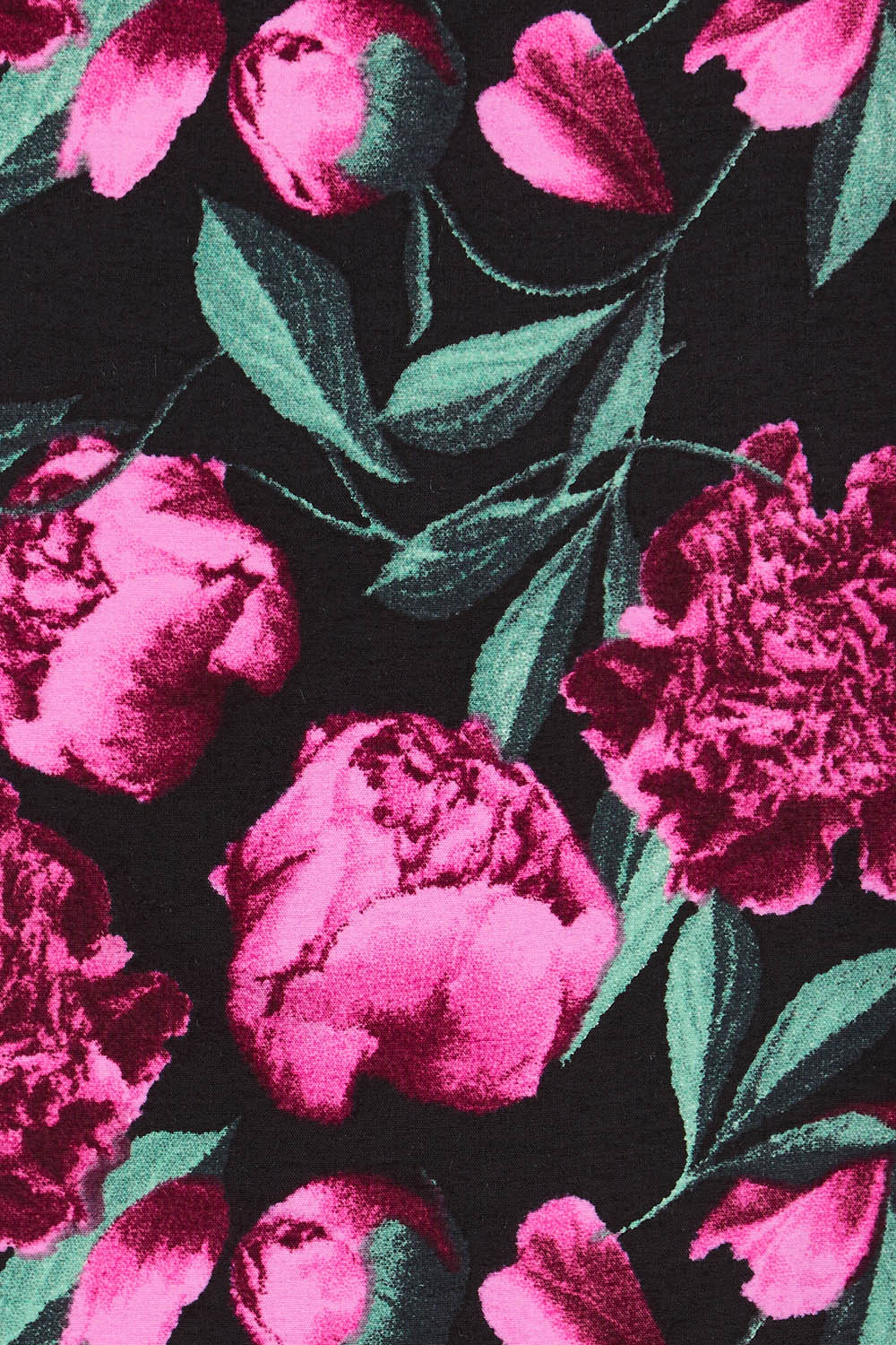 Product shot of the Florence Tiered Dress in colour Floral (Pink), detail
