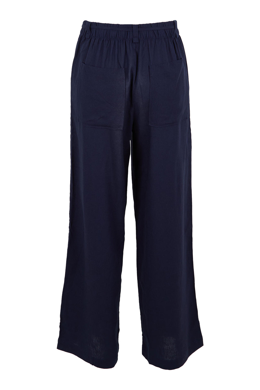 Product shot of the Tamara Pant in colour Darkblue (Blue), from the back