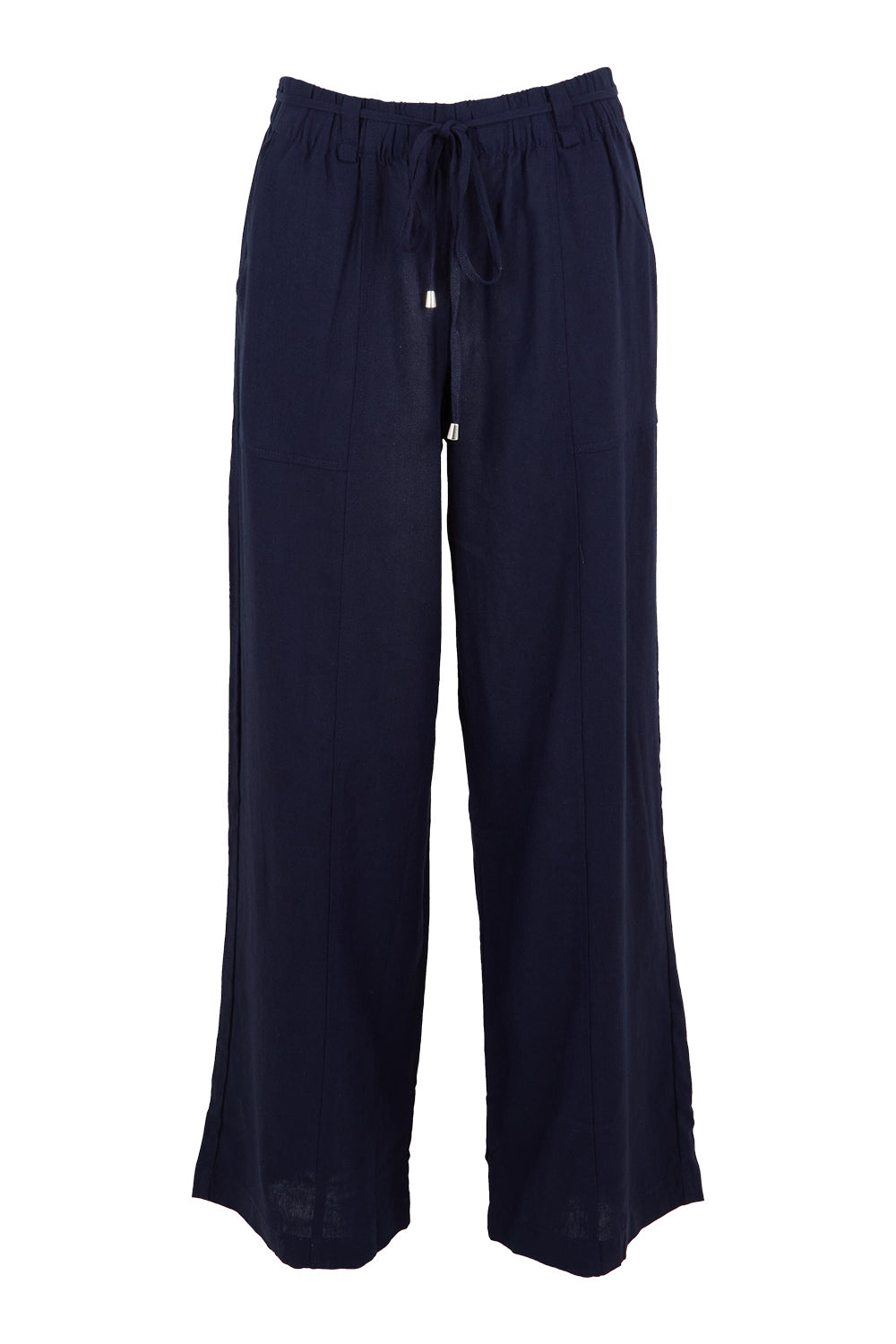 Product shot of the Tamara Pant in colour Darkblue (Blue), from the front