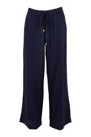 Product shot of the Tamara Pant in colour Darkblue (Blue), from the front