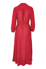 Product shot of the Anette Dress in colour Dustypink (Pink), from the back