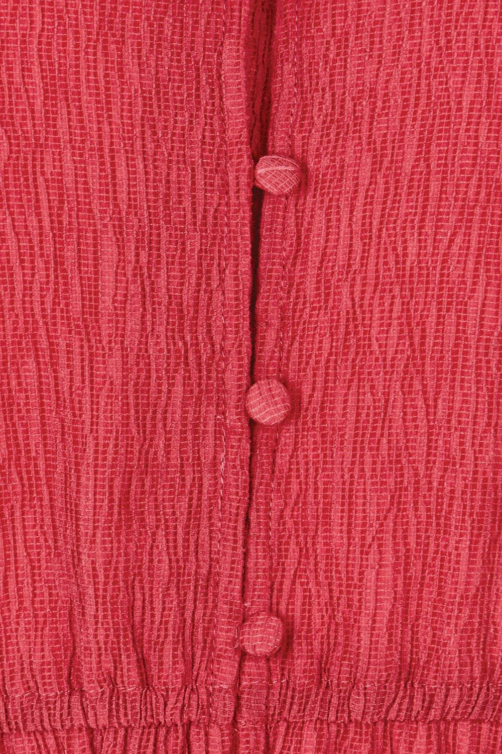 Product shot of the Anette Dress in colour Dustypink (Pink), detail
