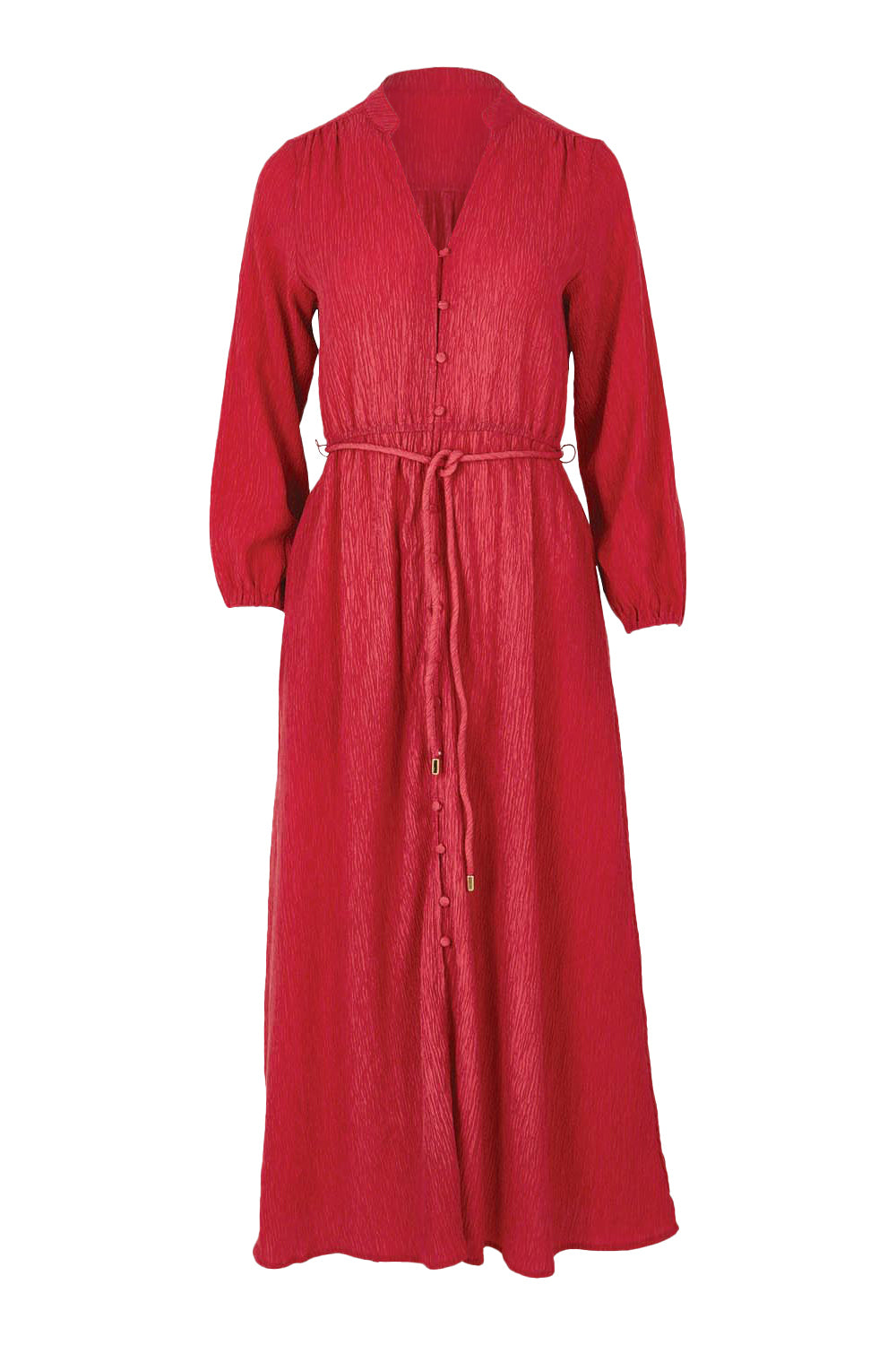 Product shot of the Anette Dress in colour Dustypink (Pink), from the front