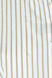 Product shot of the Artemis Cotton Shirt in colour Beigelurex, detail