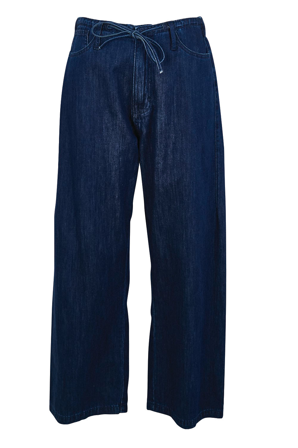Product shot of the Goldie Jeans – Darkblue in colour Darkblue, from the front
