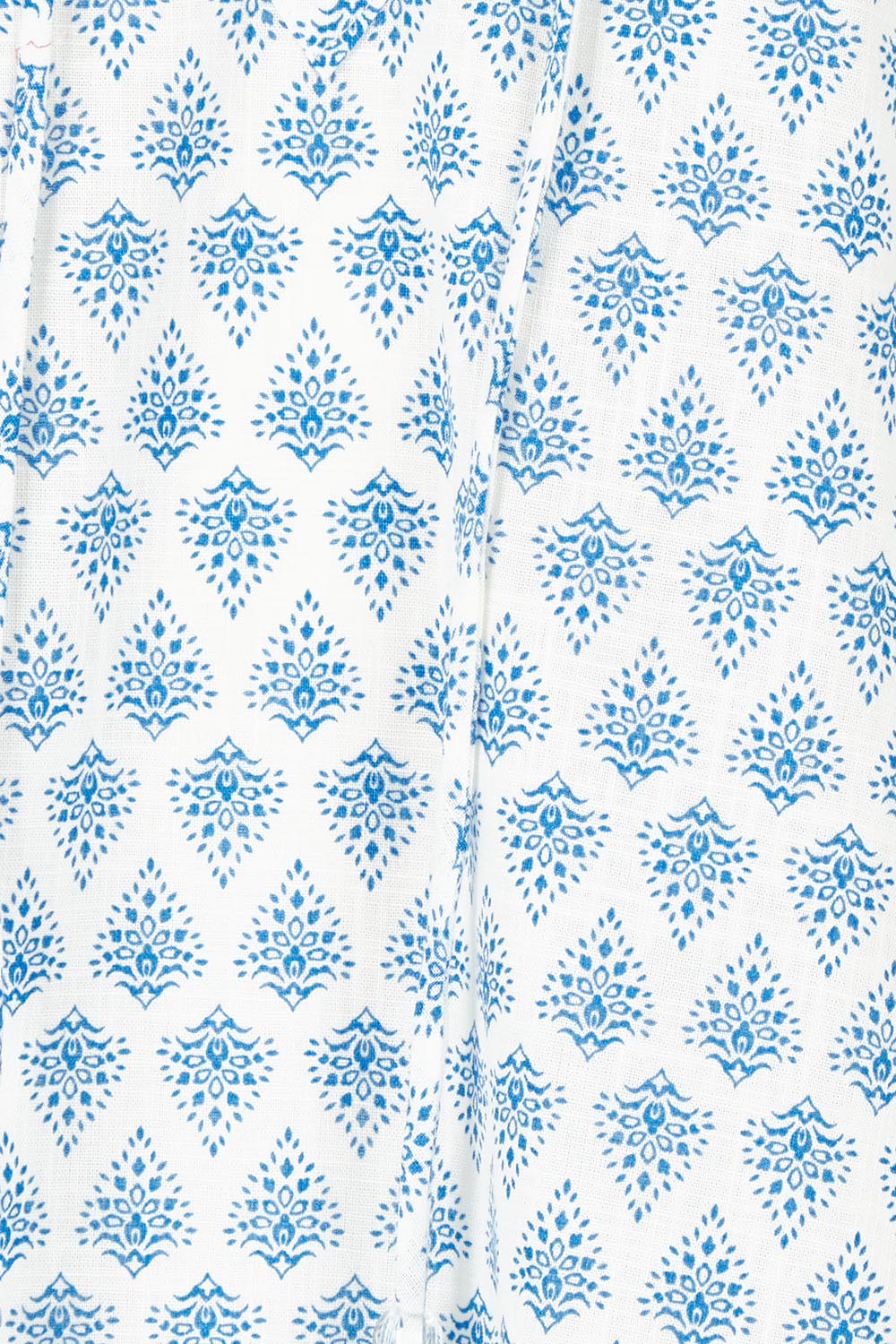 Product shot of the Charli Cotton Blouse in colour Blue (Blue), detail