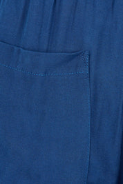 Product shot of the Rio Reef Pant in colour Navy (Blue), detail