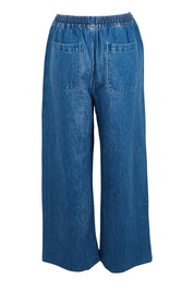 Vespa Cotton Blend Denim Jogger – Midblue