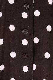 Product shot of the Sable Shirt – Pinkchoc in colour Pinkchoc, showing detail