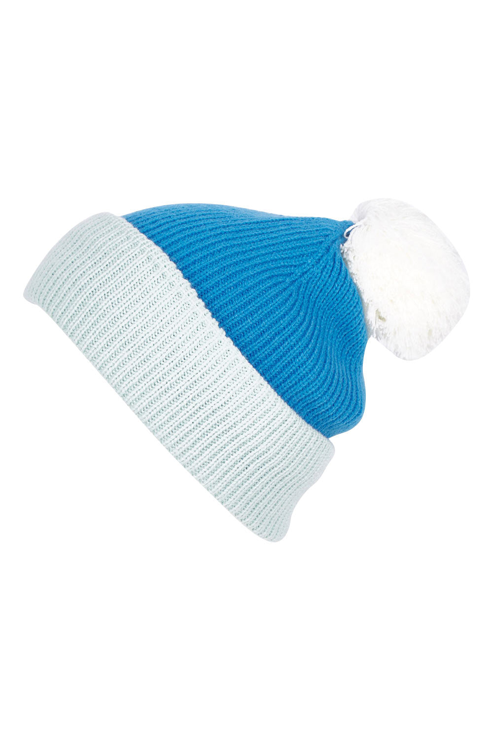 Product shot of the Dorothy Beanie in colour Ultramarin (Blue), from the front