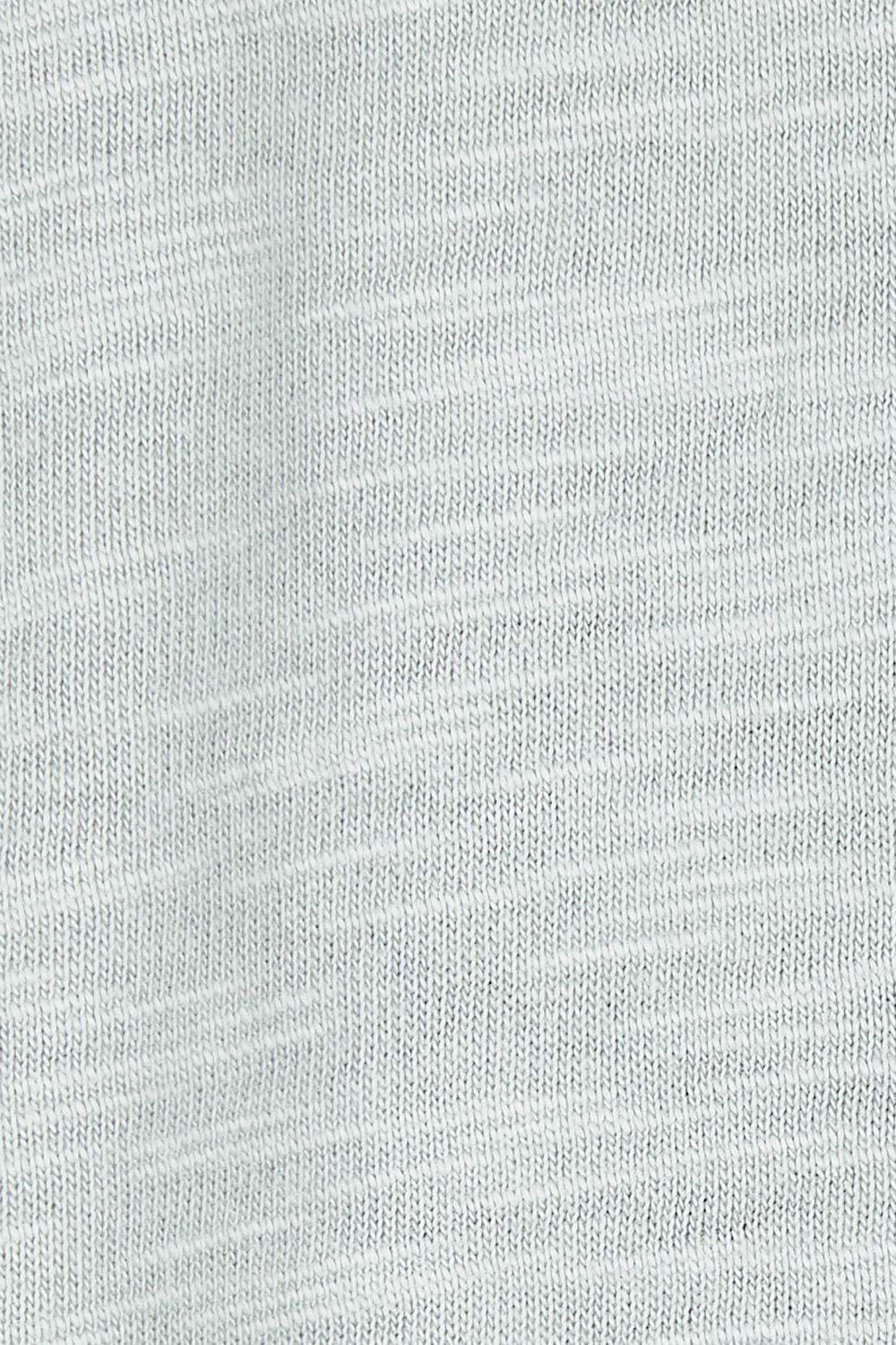 Product shot of The Long Sleeve Swing Tee in colour Chambray (Blue), detail