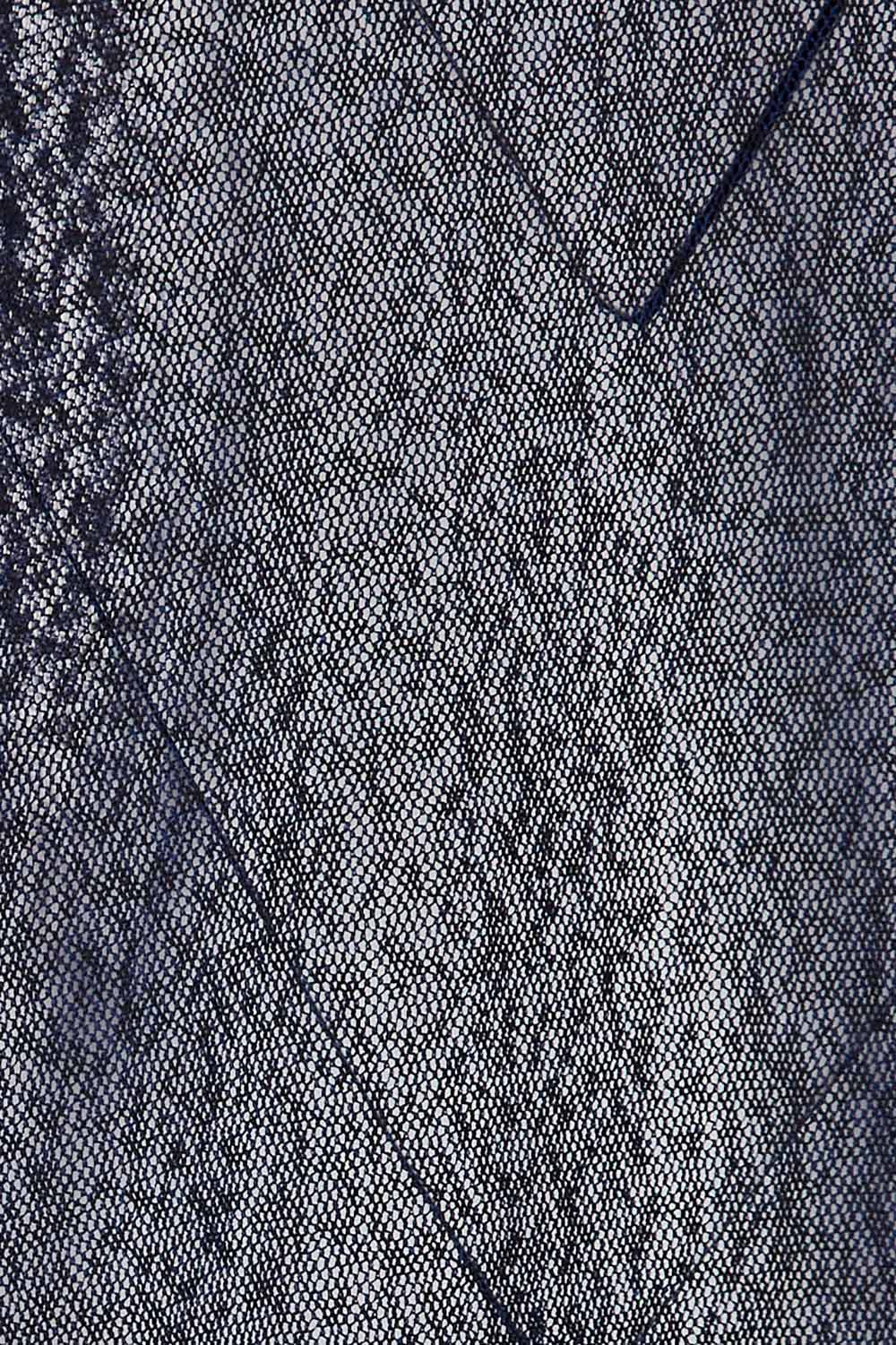 Product shot of The Summer Shrug in colour Navy (Blue), detail