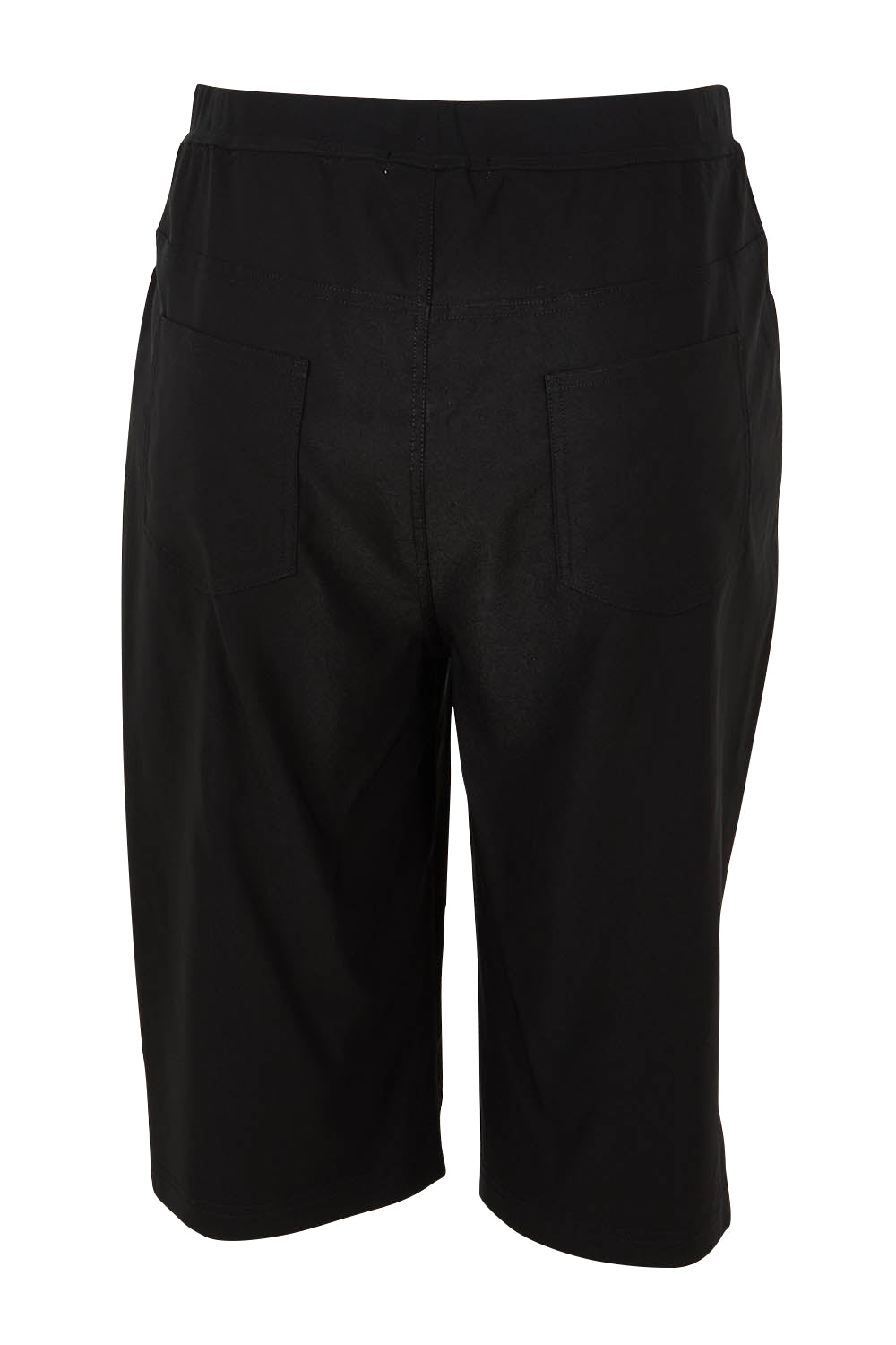 Product shot of The Cargo Short in colour Black (Black), from the back
