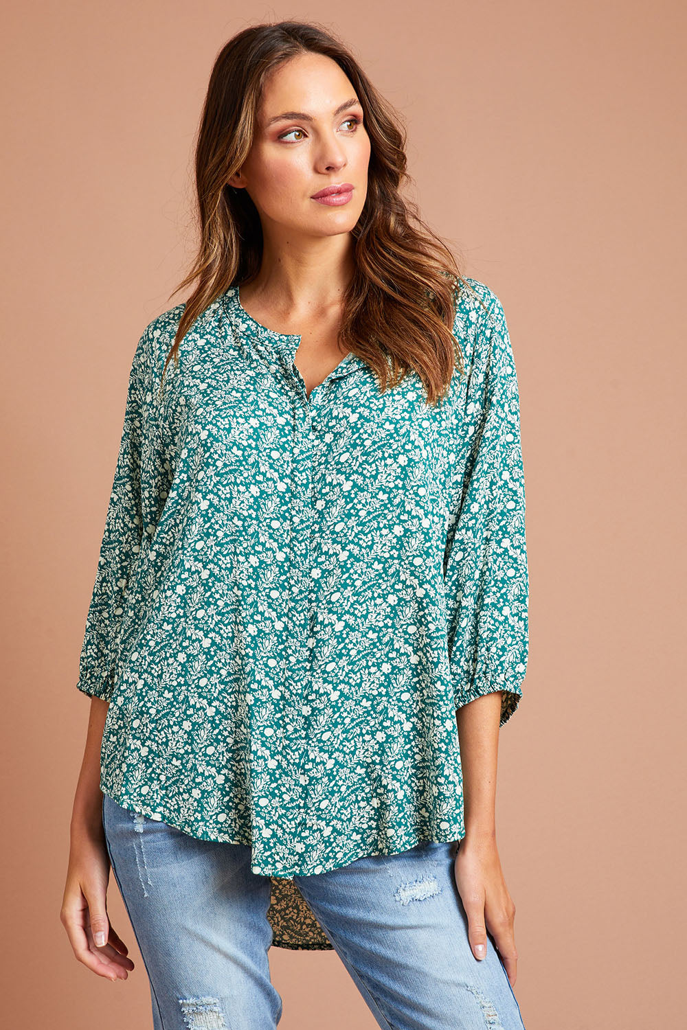 Preloved The Perfect Relaxed Fit Shirt - Greenivory