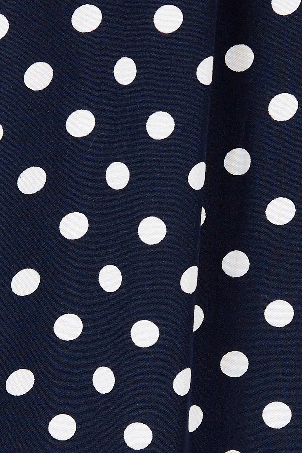 Product shot of The Perfect Relaxed Fit Shirt in colour Navyspot (Blue), detail