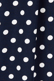 Product shot of The Perfect Relaxed Fit Shirt in colour Navyspot (Blue), detail