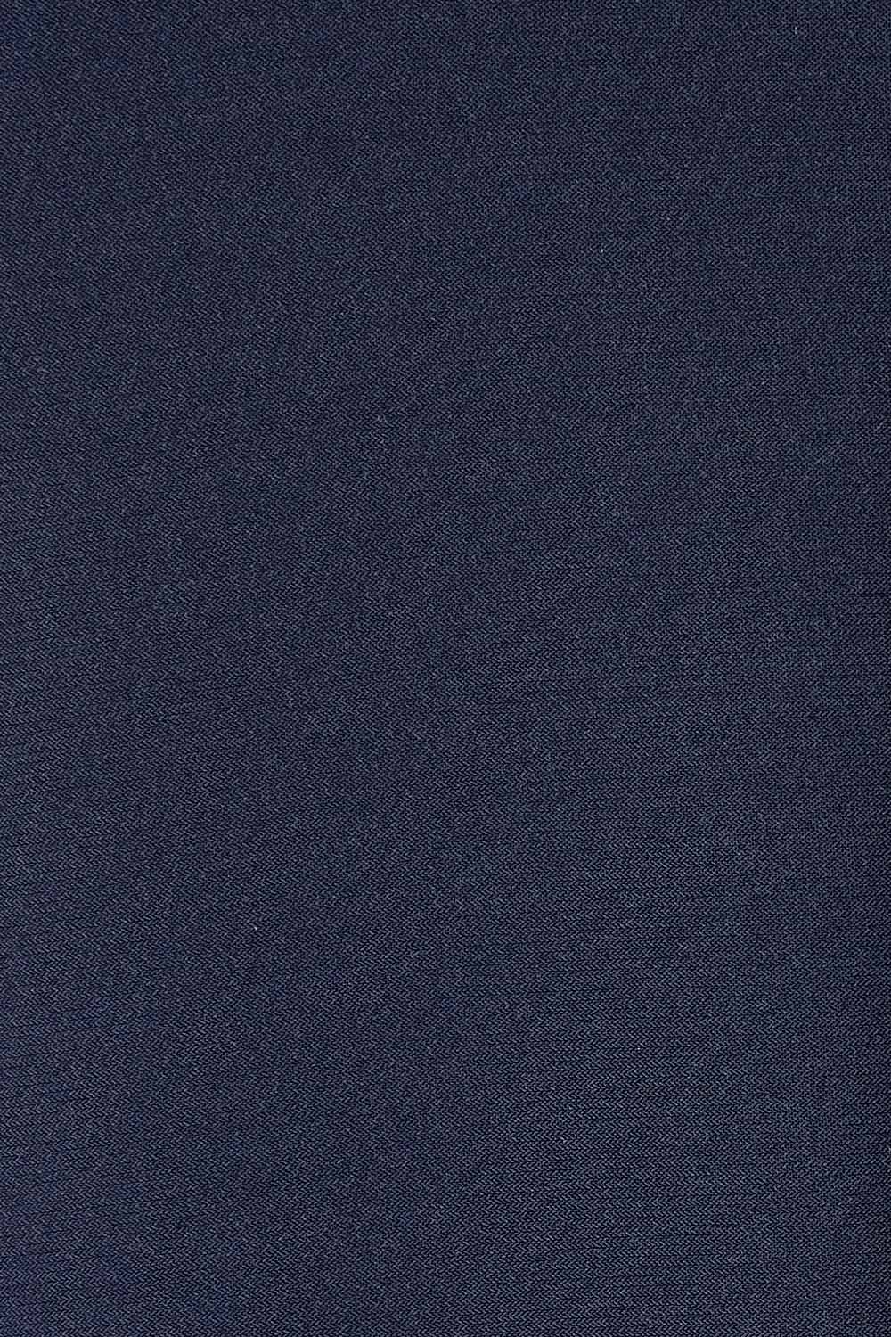 Product shot of The Recycled High Low Dress in colour Navy (Blue), detail