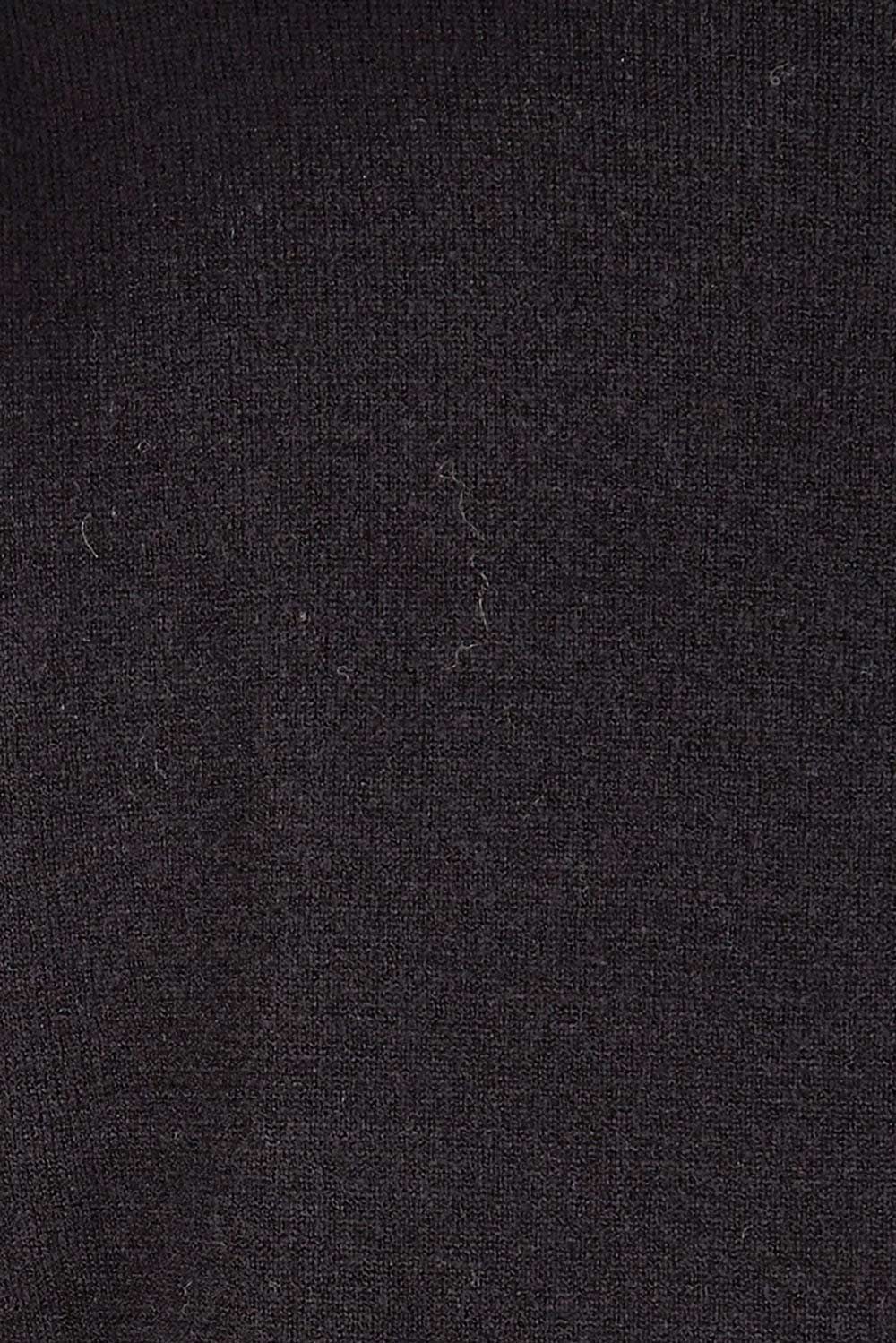 Product shot of The Everyday Knit Midi Dress in colour Black (Black), detail
