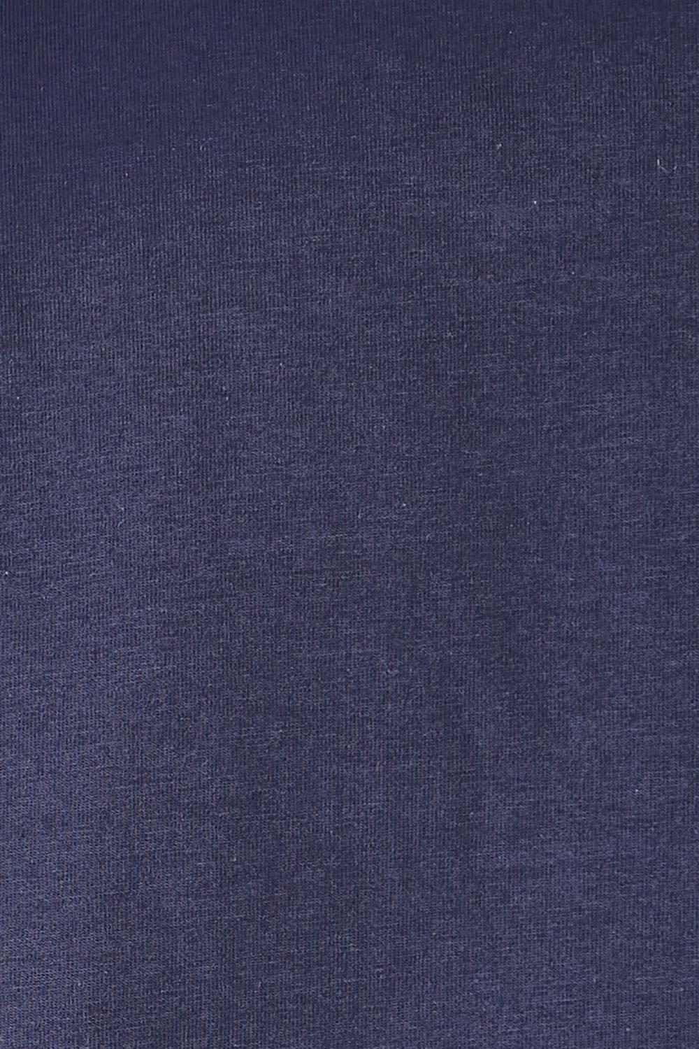 Product shot of The Keepers Tee in colour Darknavy (Blue), detail