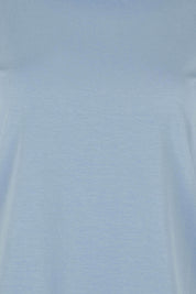 Product shot of The Keepers Tee in colour Dustyblue (Blue), detail