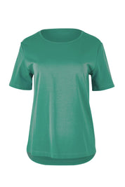 Product shot of The Keepers Tee in colour Seagreen (Green), from the front