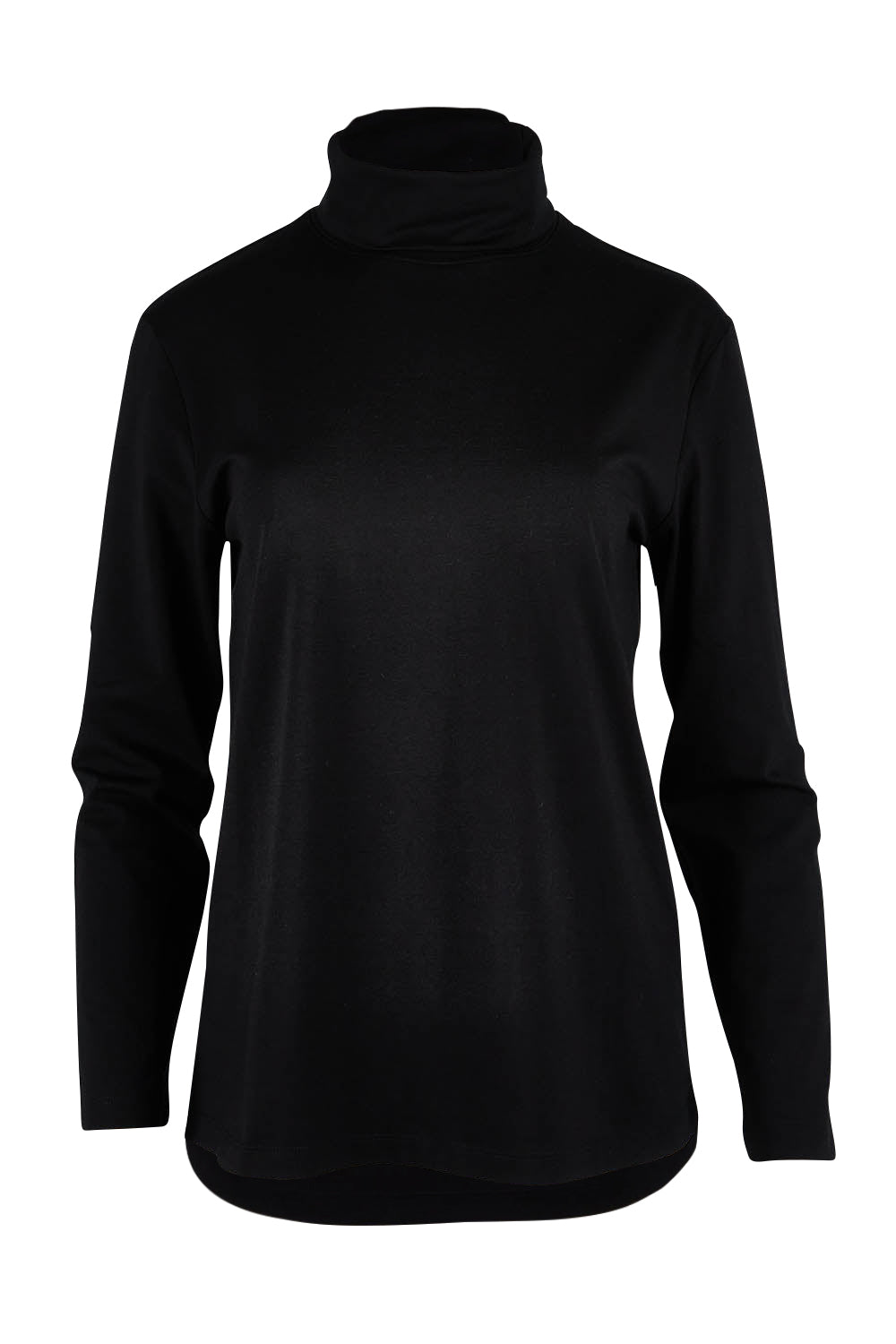 Product shot of The Keepers Skivvy in colour Black (Black), from the front