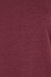 Product shot of The Keepers Skivvy in colour Burgundy (Purple), detail