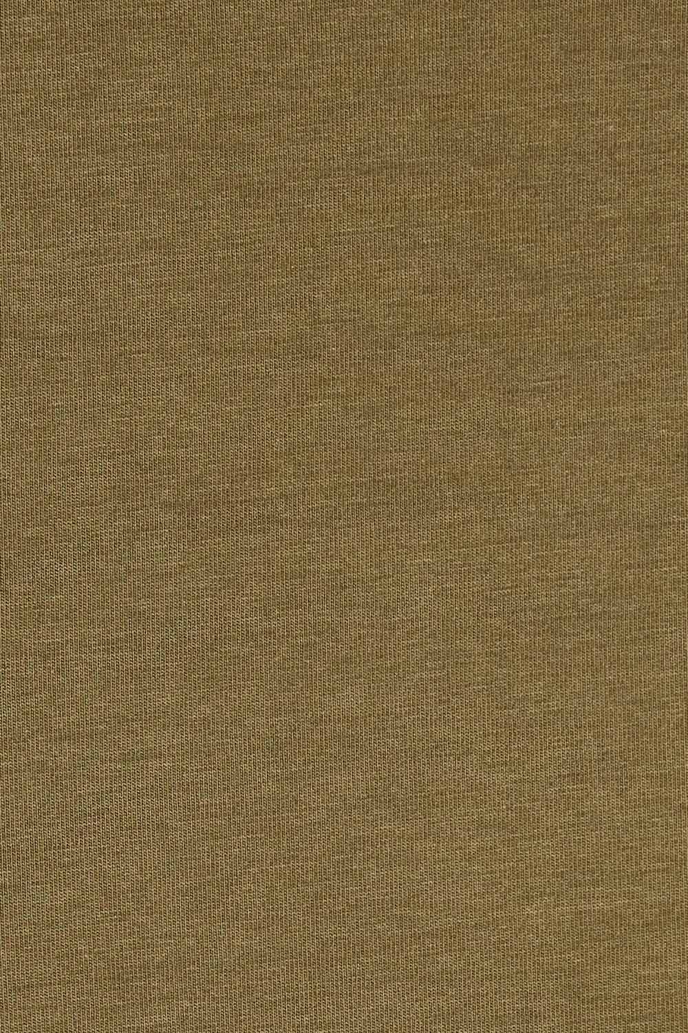 Product shot of The Keepers 3/4 Sleeve Tee in colour Olive (Green), detail