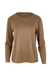 The Keepers Cotton Long Sleeve Tee – Cocoa