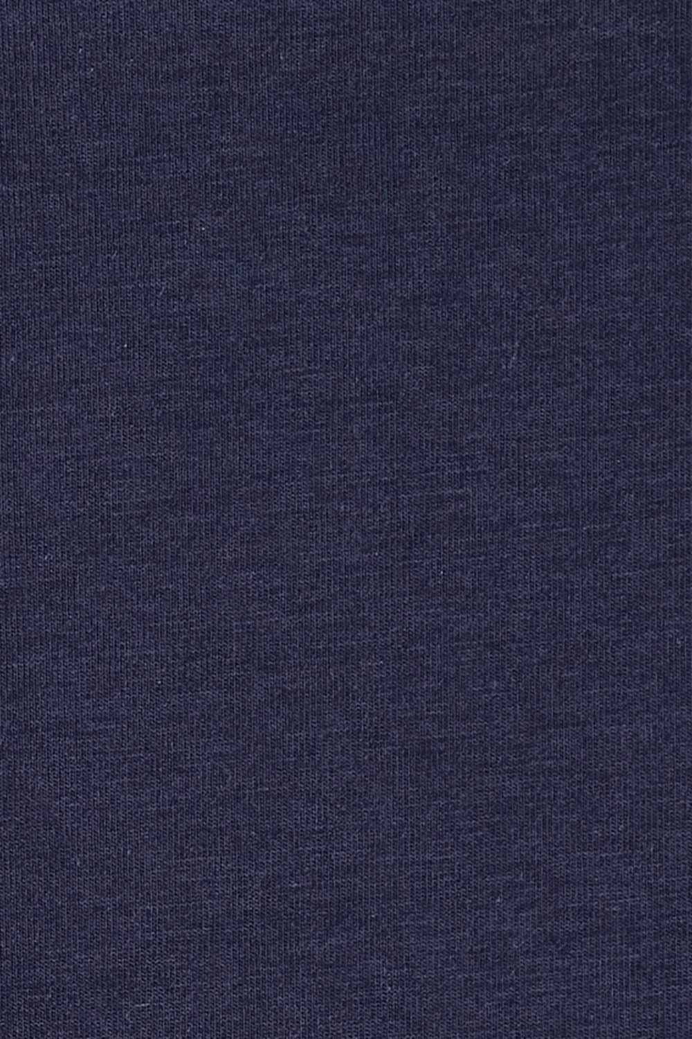 Product shot of The Keepers Long Sleeve Tee in colour Darknavy (Blue), detail