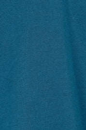 Product shot of The Keepers Long Sleeve Tee in colour Opal (Blue), detail
