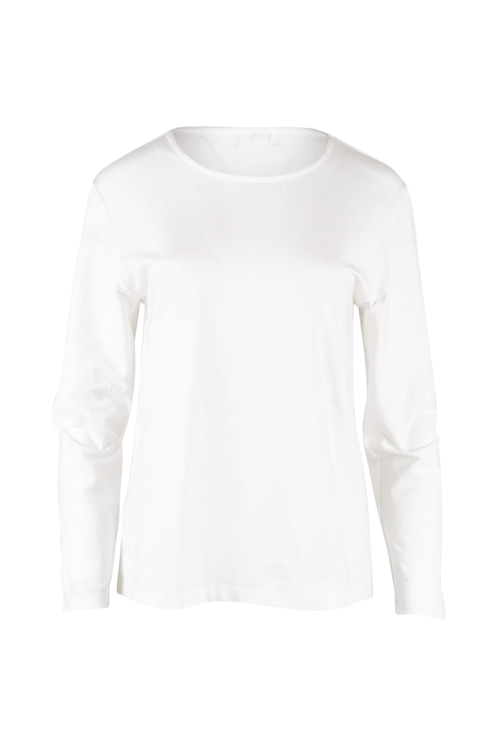 Product shot of The Keepers Long Sleeve Tee in colour White (White), from the front