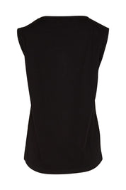 Product shot of The Keepers Classic Tank in colour Black (Black), from the back
