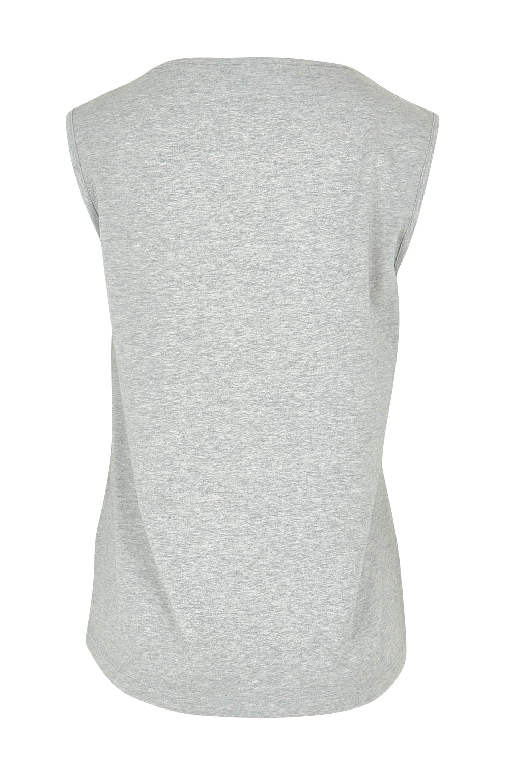 Product shot of The Keepers Classic Tank in colour Greymarle (Grey), from the back