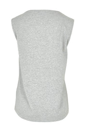 Product shot of The Keepers Classic Tank in colour Greymarle (Grey), from the back