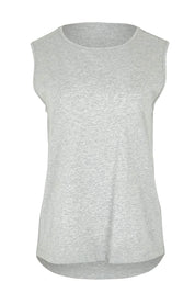 Product shot of The Keepers Classic Tank in colour Greymarle (Grey), from the front