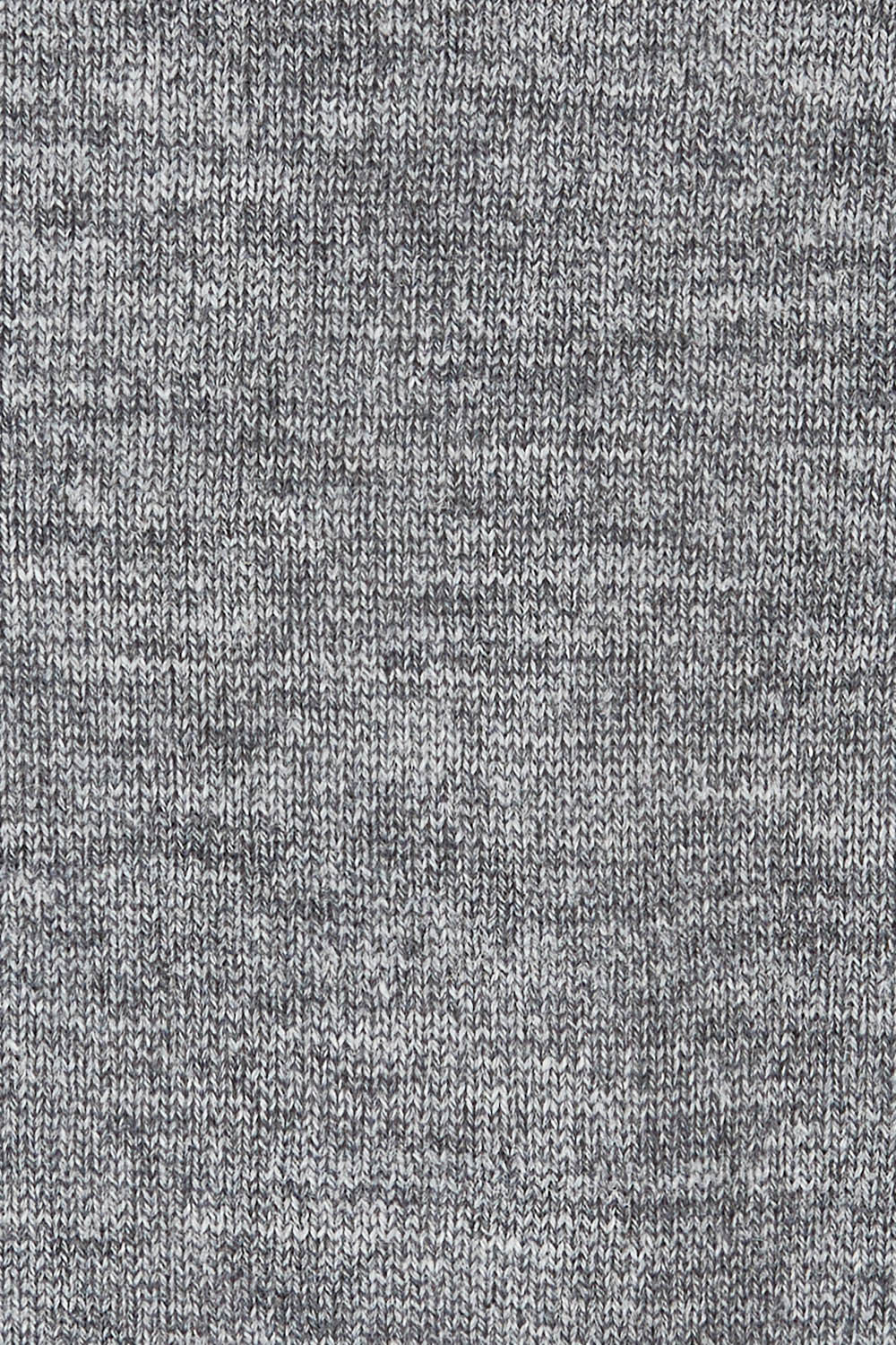 Product shot of The Keepers Soft Round Neck Jumper in colour Greymarle (Grey), detail