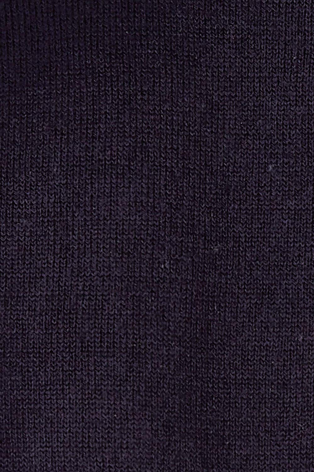 Product shot of The Soft Sleeveless Mockturtle Jumper in colour Darknavy (Blue), detail